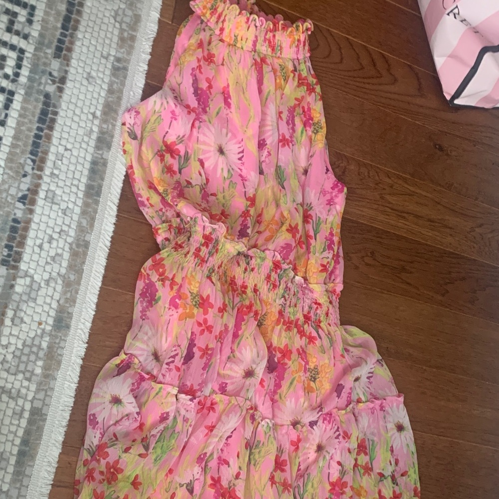 Taylor Pink Floral Dress